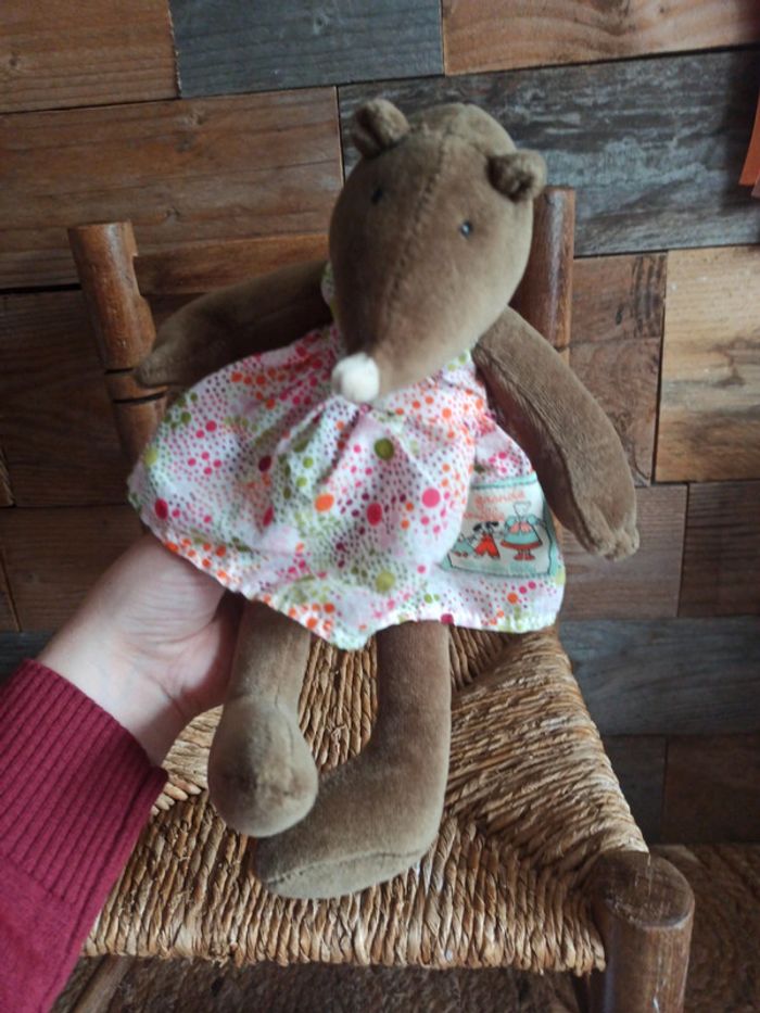 peluche Appoline la taupe moulin roty tbe - photo numéro 6