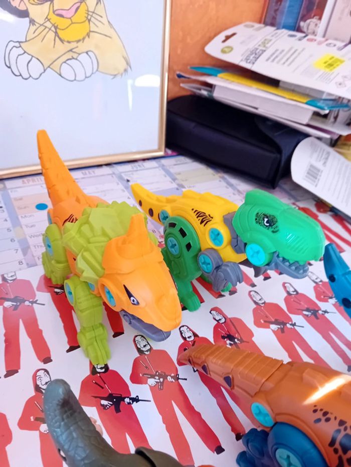 Lot de 5 dinosaures à constuire - photo numéro 5