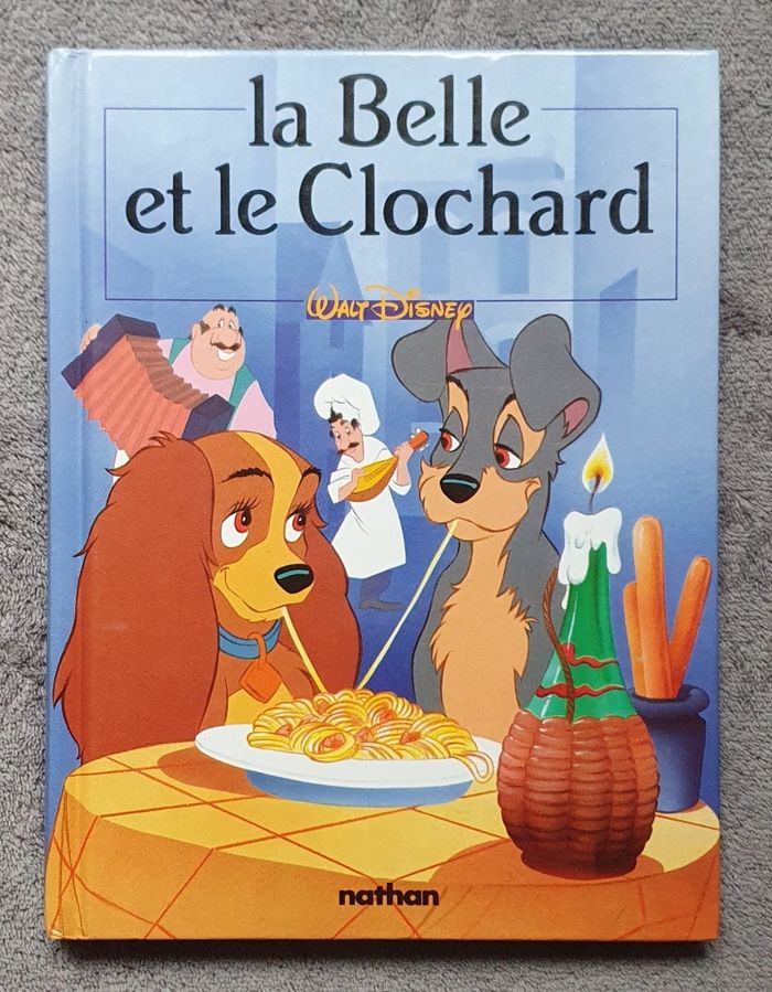 Grand album illustré pour enfants "La Belle et le Clochard" (Dès 4 ans) / Walt Disney