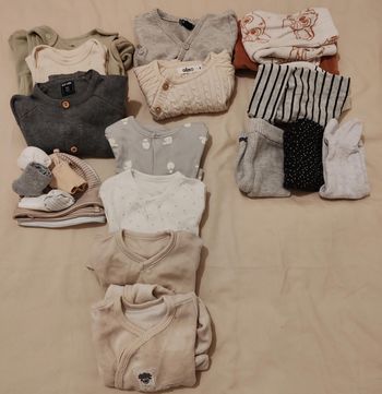 Lot vêtements naissance