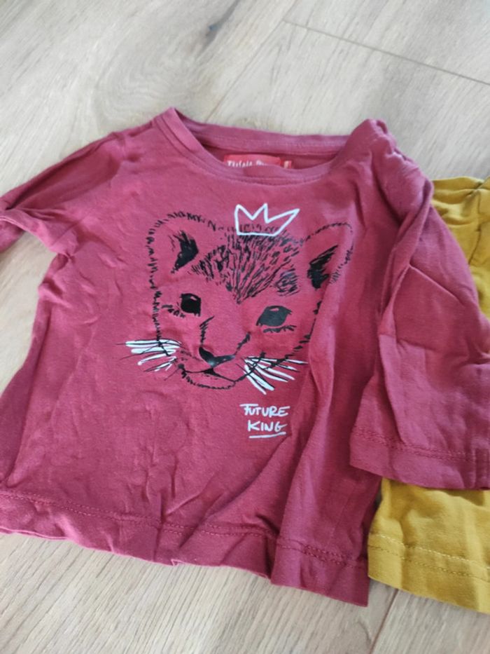 Lot de 3 t-shirt manches longues 6 mois - photo numéro 4