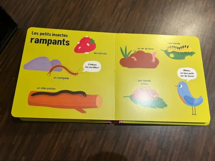Livre Mes premières petites bêtes Patapon avec poster à déplier - photo numéro 8