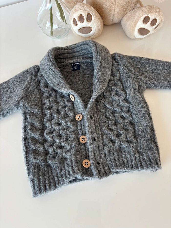 Gilet en laine Kiabi 6 mois - photo numéro 2