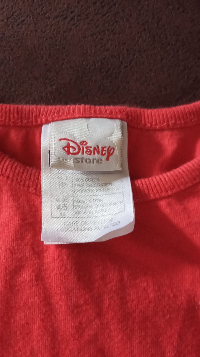 Joli petit T-SHIRT "Disney Store" pour demoiselles - 4/5ans - photo numéro 3