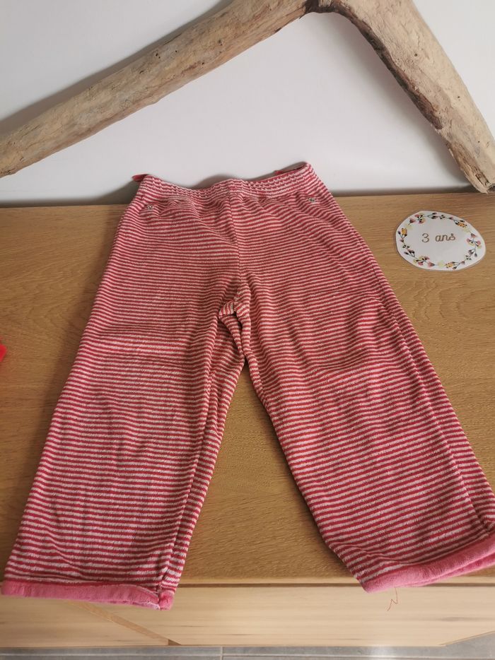 Pyjama 2 pieces en velour 36mois kitchoun bon état - photo numéro 5