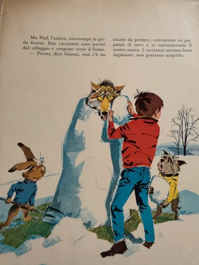 Livre Pierre Probst Caroline Fanfan ancien italien Gianni e l’ultimo lupo vintage - photo numéro 12