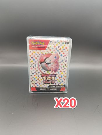 20 Protection souple extra-clear pour Bundle / KIT AP Pokemon
