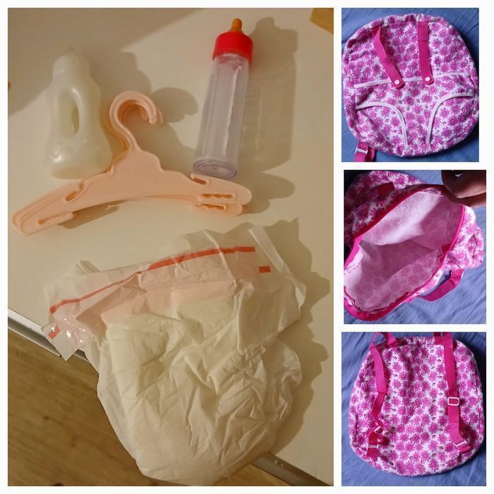 Poupée + porte Poupée et accessoires - photo numéro 5