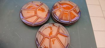Lot 6 assiettes