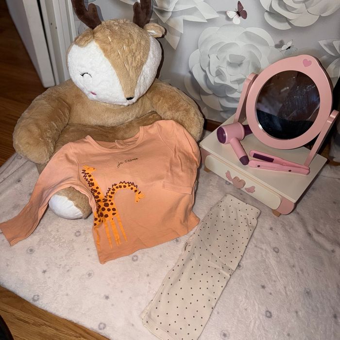 Joli pyjama fin avec motif girafe - T18mois - Gémo - photo numéro 1