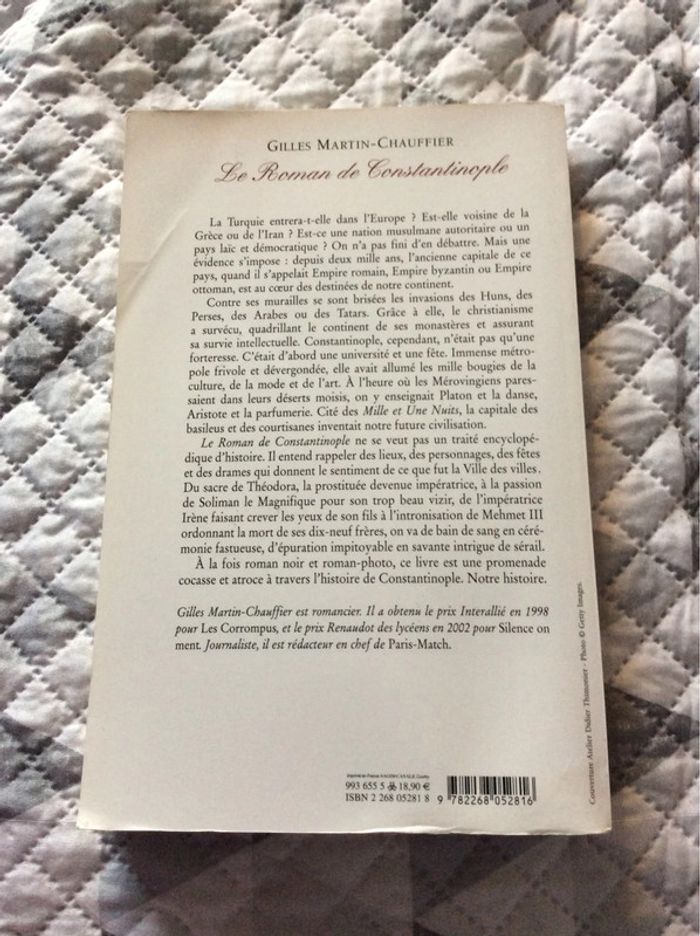 #le Roman de Constantinople Gilles Martin Chauffier - photo numéro 4