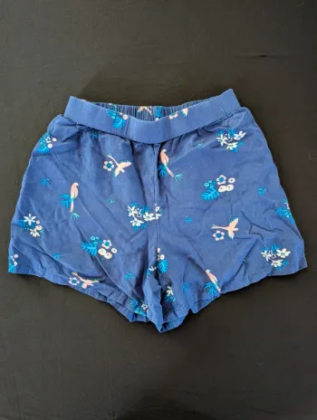 Short léger perroquet