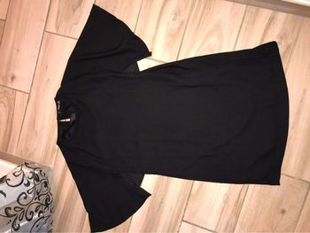 Robe courte noir mango taille S