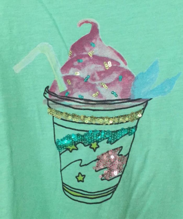 T shirt fille miss liberto 6 ans glace - photo numéro 3