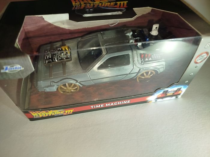 Jada Toy DeLorean Time Machine Rail Version Retour Vers le Future III - photo numéro 4