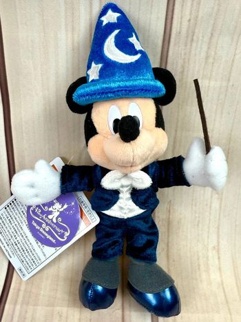 Peluche à accrocher Disney Mickey fantasia chef d’orchestre Tokyo Disneyland Japon
