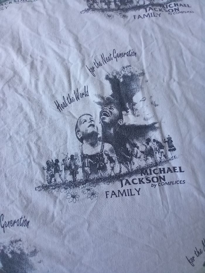 Parure de couette 200 x 200 gris foncé lit 2 personnes Mickael Jackson - photo numéro 5