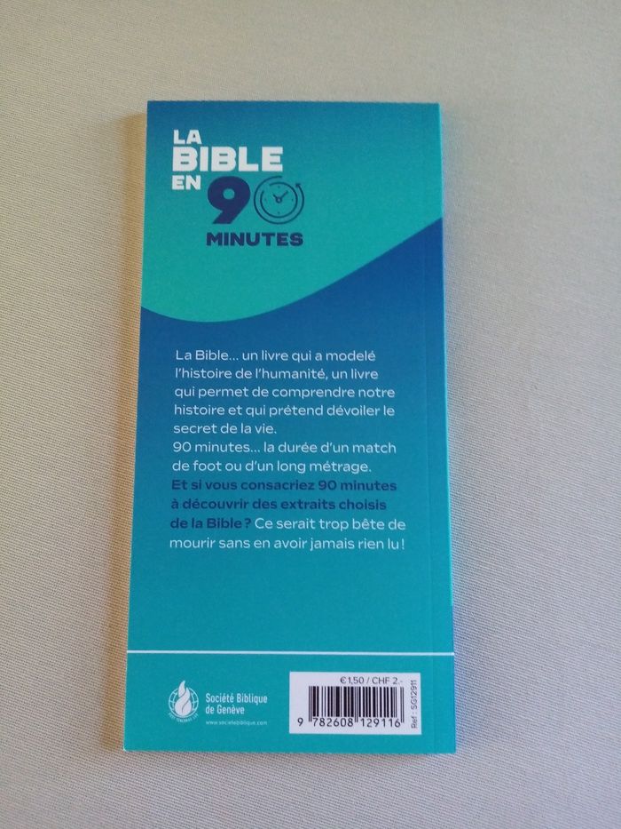 Livre : Bible en 90 mn - photo numéro 2