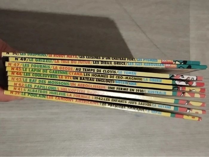 Lot vintage de 9 livres Images Doc année 1992-93 L078  7602495821 - photo numéro 3