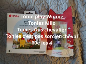 Lot 3 tonies + un jeu