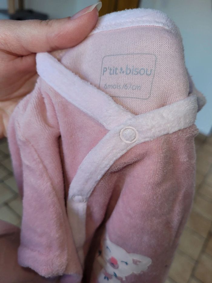 Lot pyjamas 1 pièce 6 mois - photo numéro 4