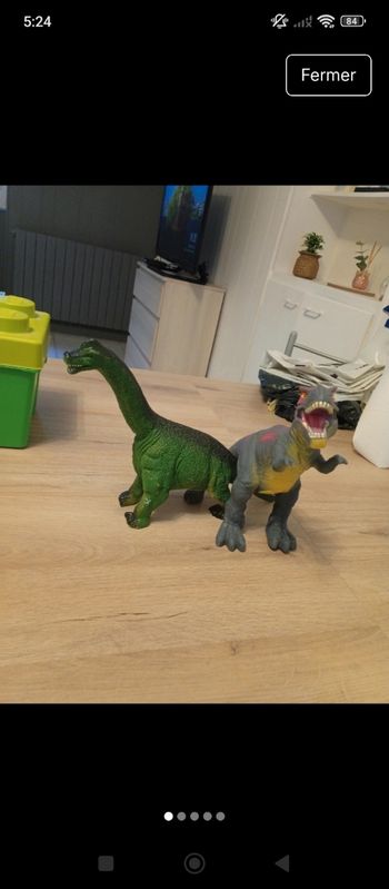 Lots de 2 dinos