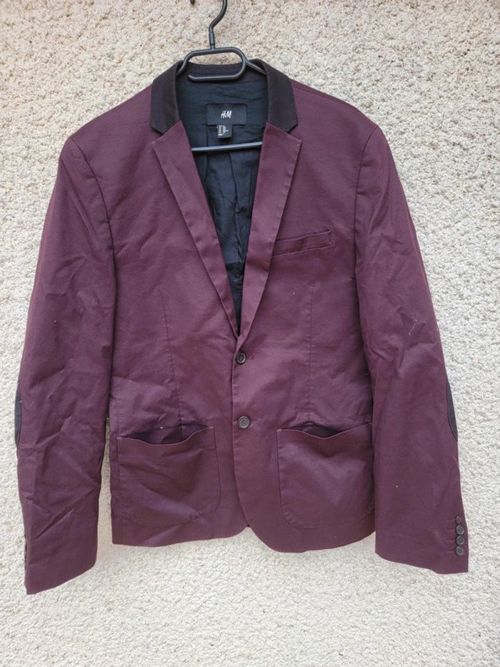 Veste blazer perfecto habillé chic élégant old money Bordeaux