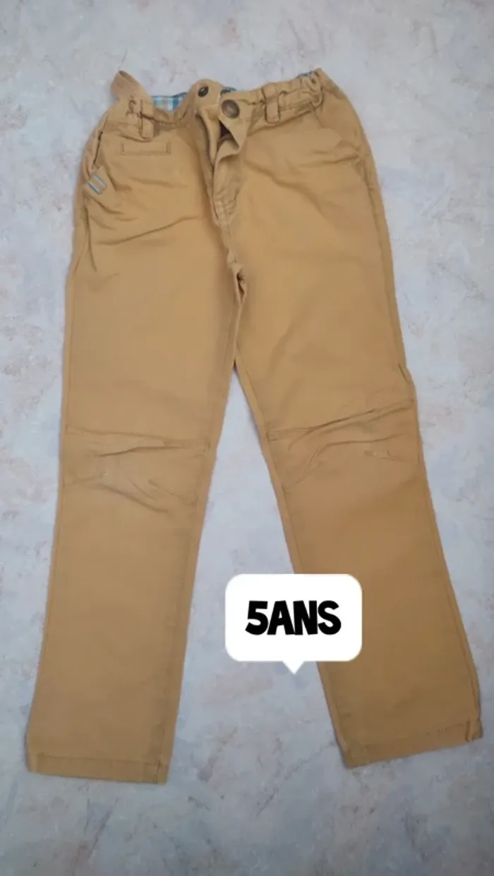 Pantalon jean jaune