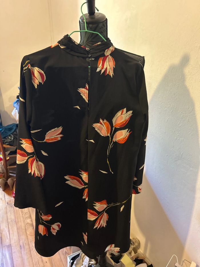 Robe été et fluide motifs fleurs - photo numéro 4
