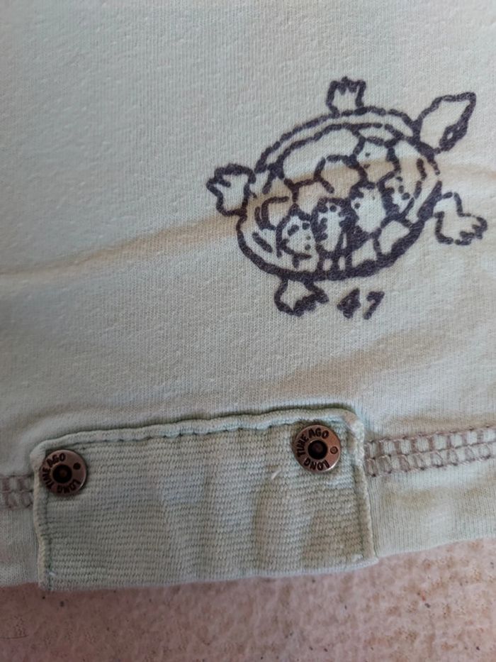 T-shirt vert pâle - photo numéro 2