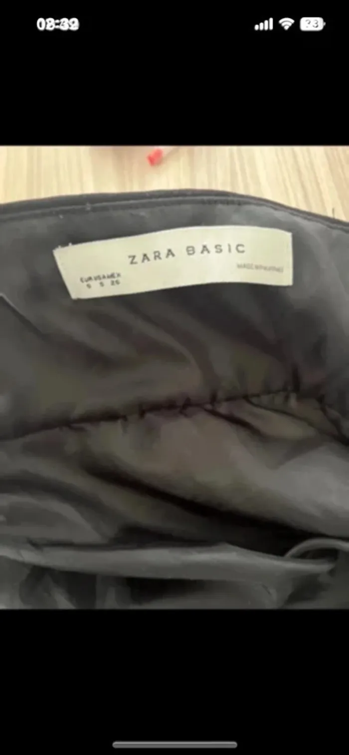 Robe sans bretelle Zara - photo numéro 4