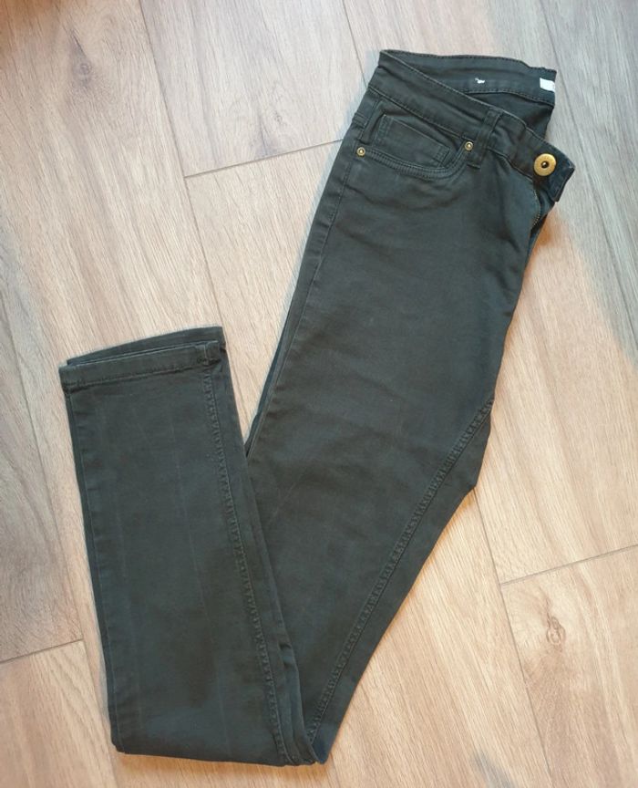 Jeans skinny kaki camaieu - photo numéro 4