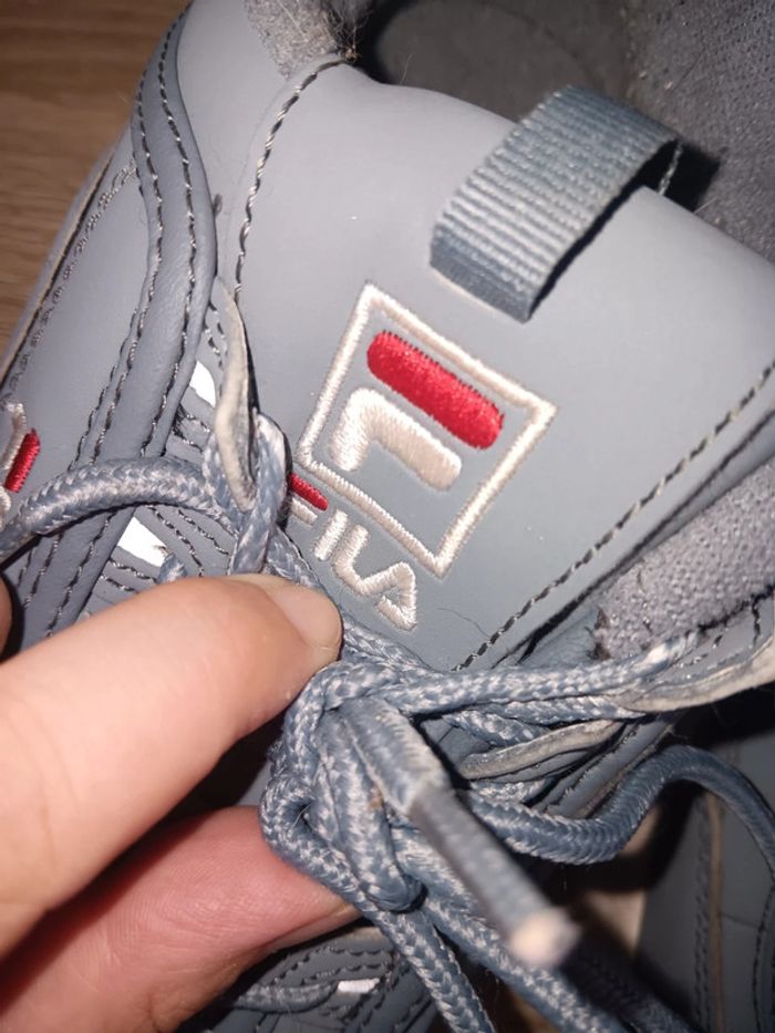 Baskets Fila Disruptor II Gris/bleu Authentiques 38,5 - photo numéro 8
