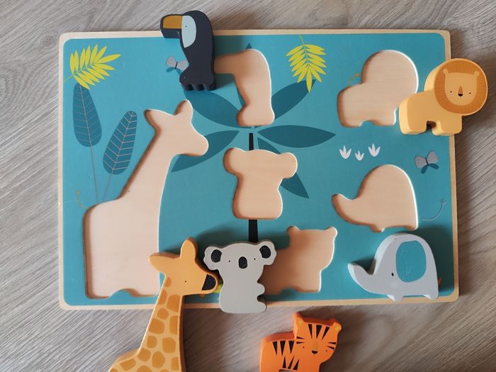 Puzzle bois animaux - photo numéro 3