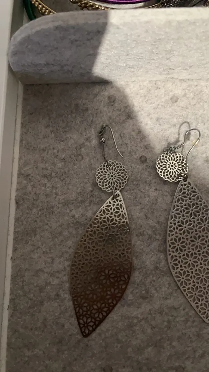 Boucle d oreille fantaisie - photo numéro 2