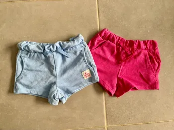 Lot de 2 shorts 92 cm