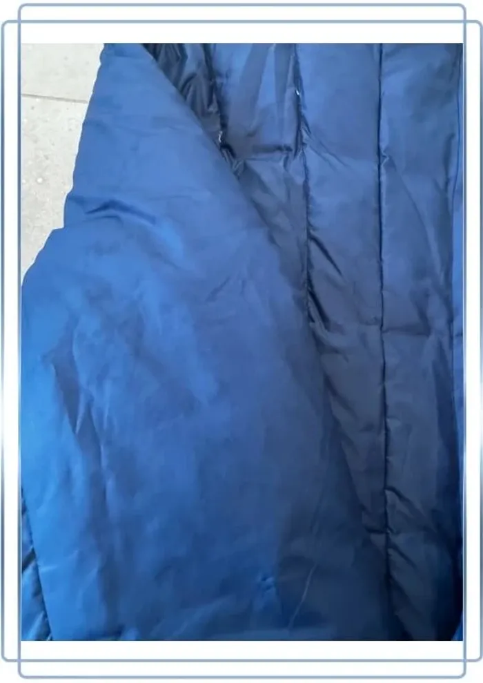 Manteau long bleu By depech Mod, taille 46 - photo numéro 8