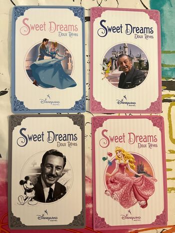 carte sweet dreams disneyland hotel paris