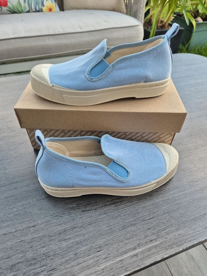Baskets slip-on bensimon 34 neuves