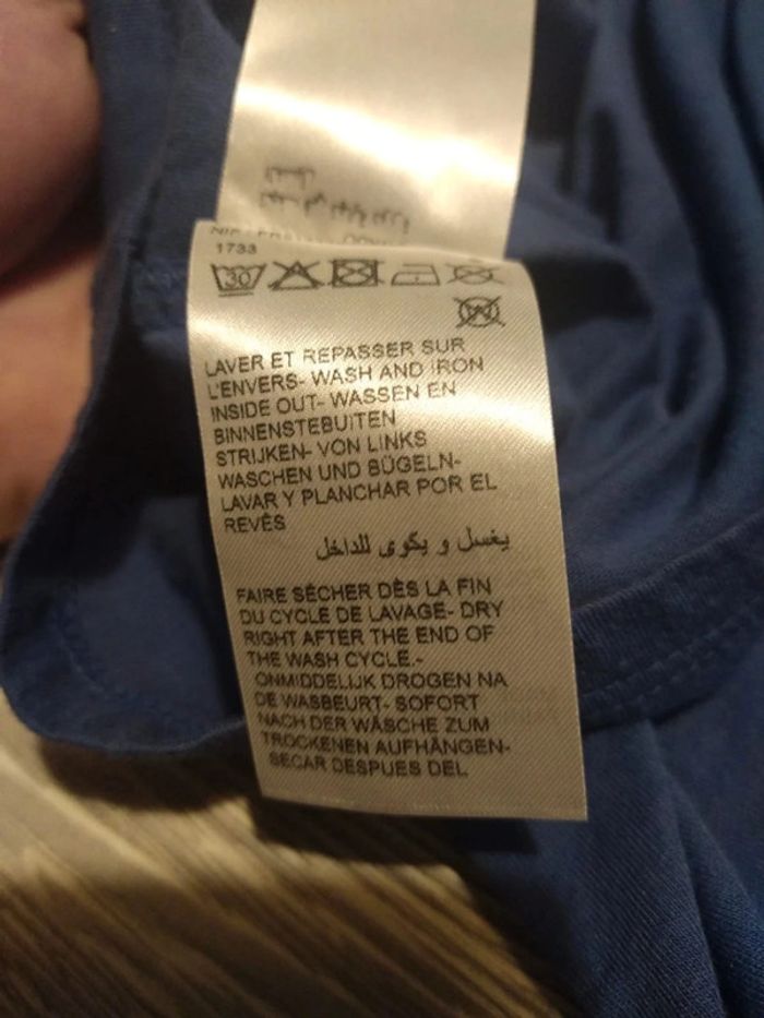 Maillot manches courtes maison 123 bleu marine taille m - photo numéro 4