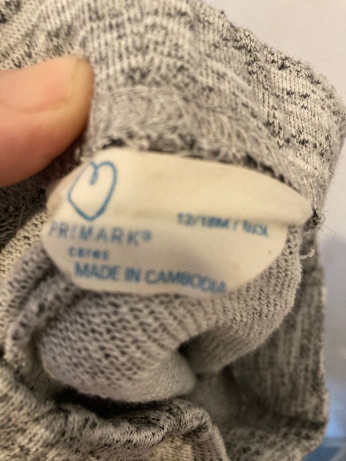 Short gris chiné bébé Primark 12-18 mois - photo numéro 5