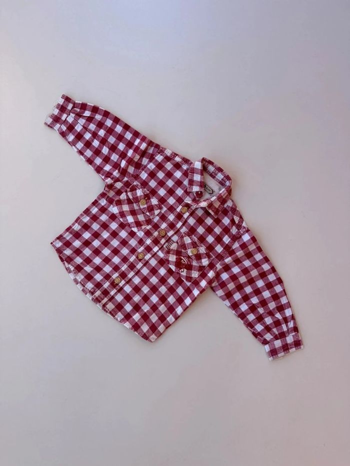 Chemise à carreaux Poivre Blanc 3ans