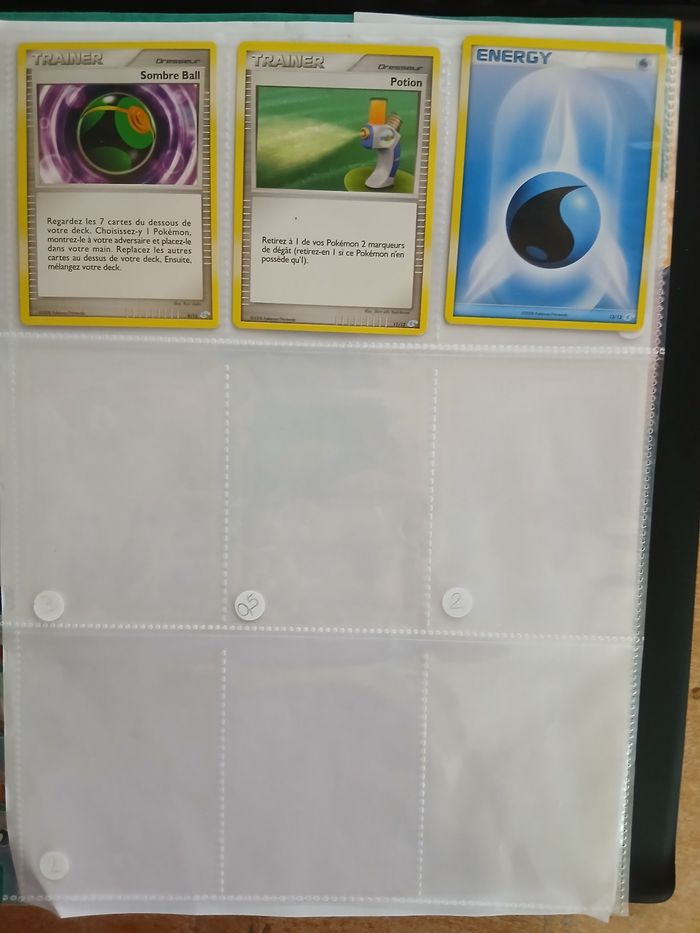 10 cartes Pokémon du Trainer Kit MANAPHY de 2008 - photo numéro 3