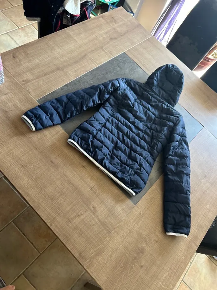 Doudoune à capuche adidas femme, taille 36 - photo numéro 3