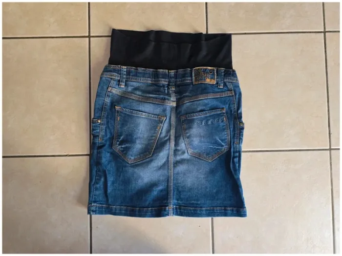 Jupe de maternité denim - photo numéro 2