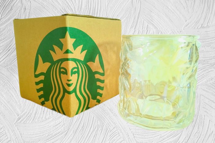 Starbucks - Verre relief 3D transparent irisé - 300ml - Neuf - photo numéro 2