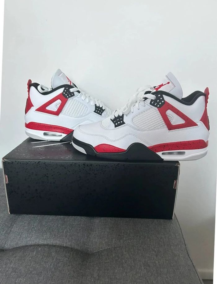 Air Jordan 4 rétro Red Ciment - photo numéro 4