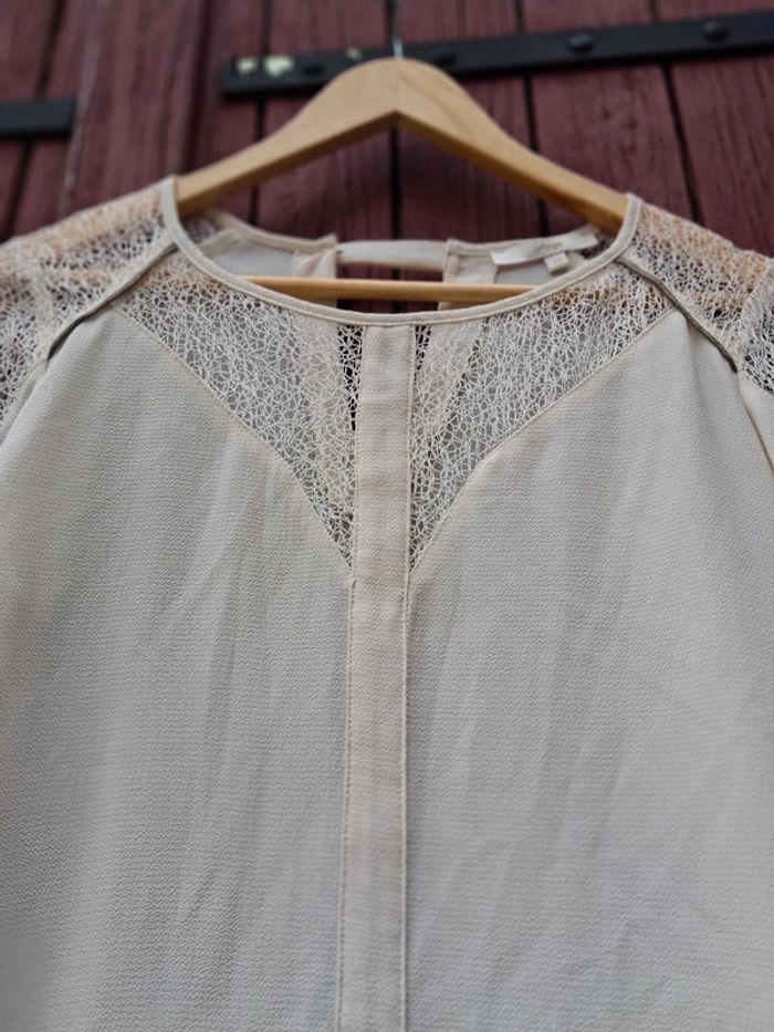 Blouse manches longues crème An’ge taille M - photo numéro 2