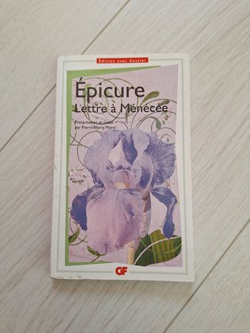 "Lettre à Ménécée" - Épicure