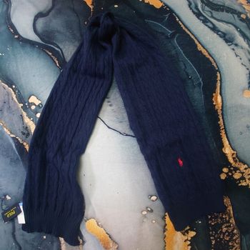 Écharpe Polo Ralph Lauren Bleu, unisexe